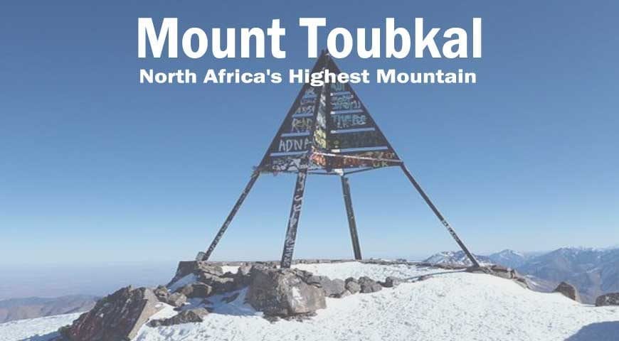 The highest peaks of the Atlas Mountains