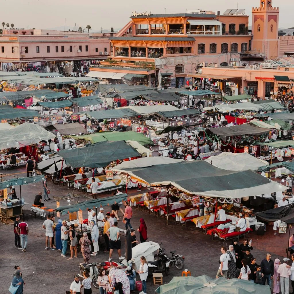 Magical Moment in jemaa el fna Marrakech