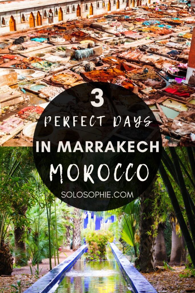 what to do in marrakech in 3 days