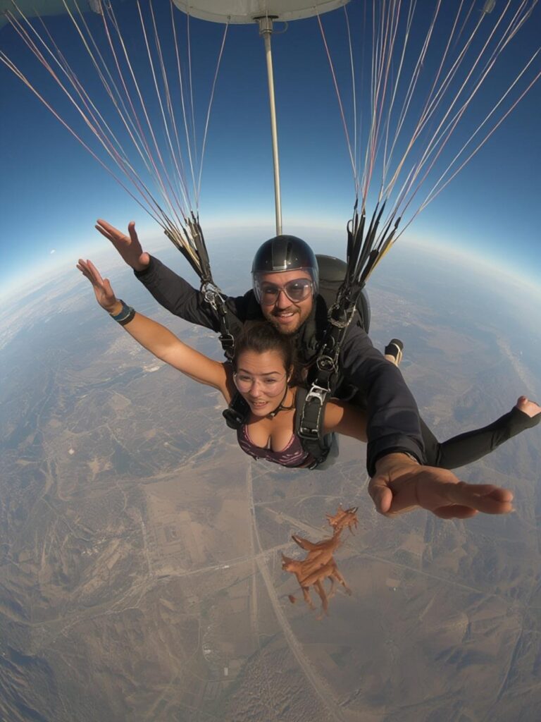 can you get married while skydiving