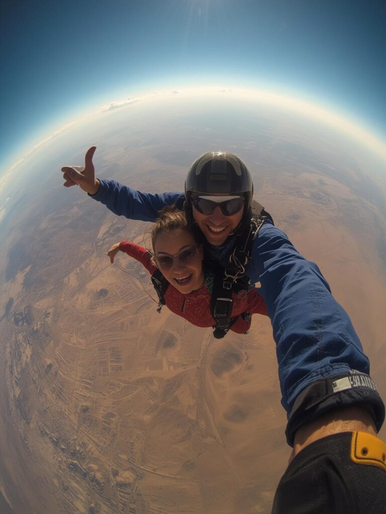 can you get married while skydiving