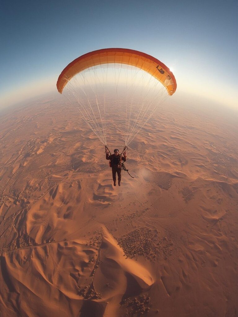 can you skydive in Agafay Desert