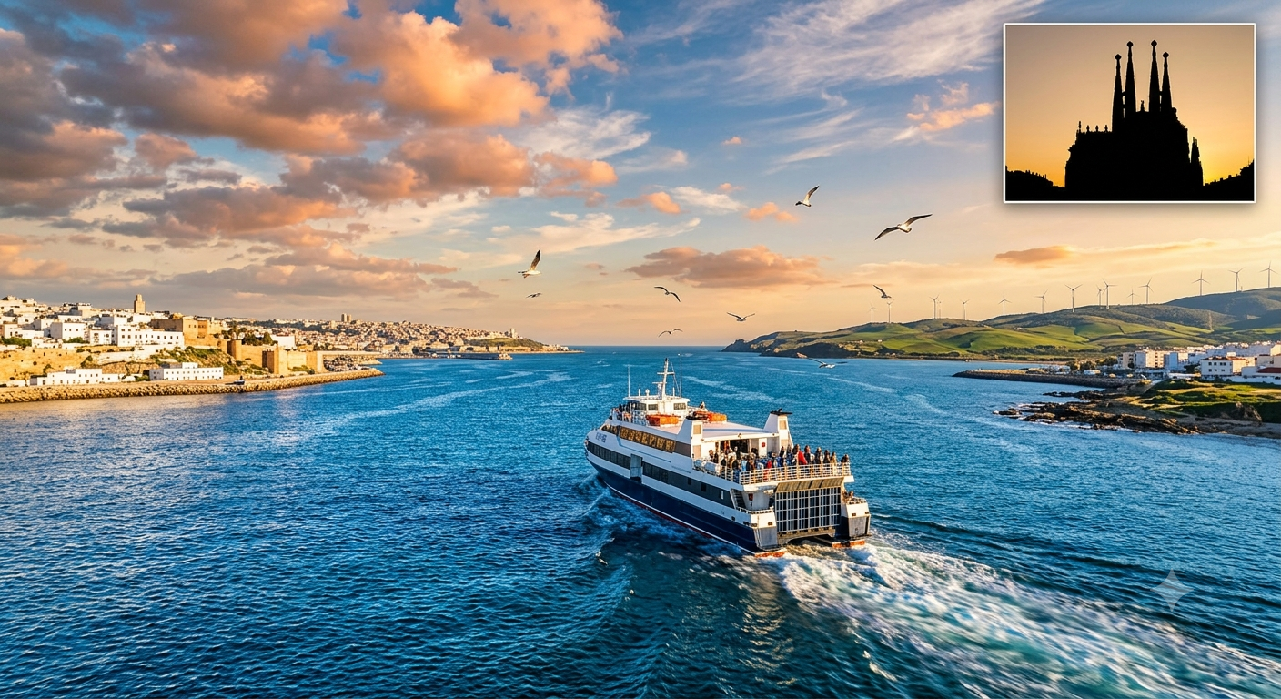Comment aller en Espagne depuis le Maroc - Ferry Tanger Tarifa et vol Casablanca Madrid