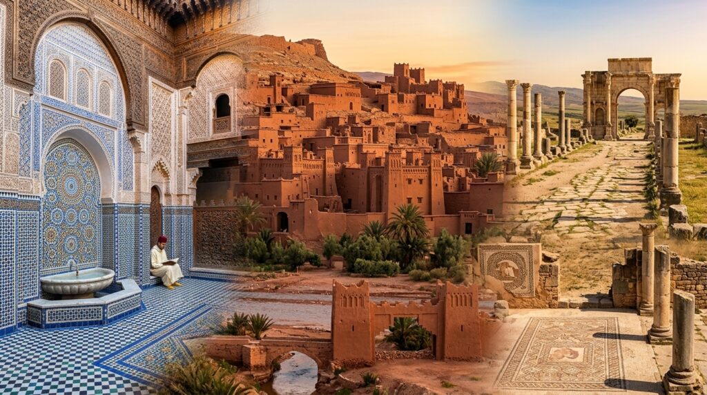 10 Best UNESCO Sites in Morocco - Fez Marrakech Ait Ben Haddou Volubilis
